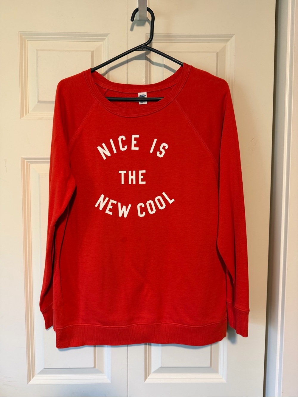 Women's Crewneck Sweater - Nice Is The New Cool